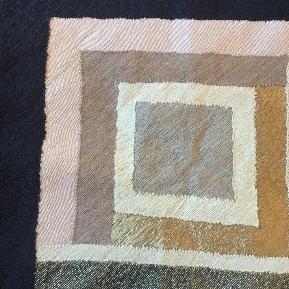West elm multi fabric squares pillow cover